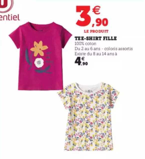 tee-shirt fille