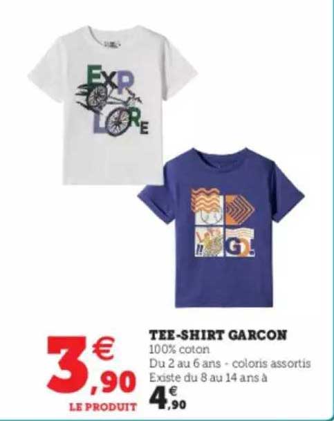 tee-shirt garçon