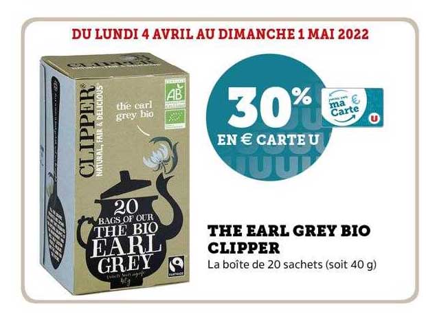 thé earl grey bio clipper