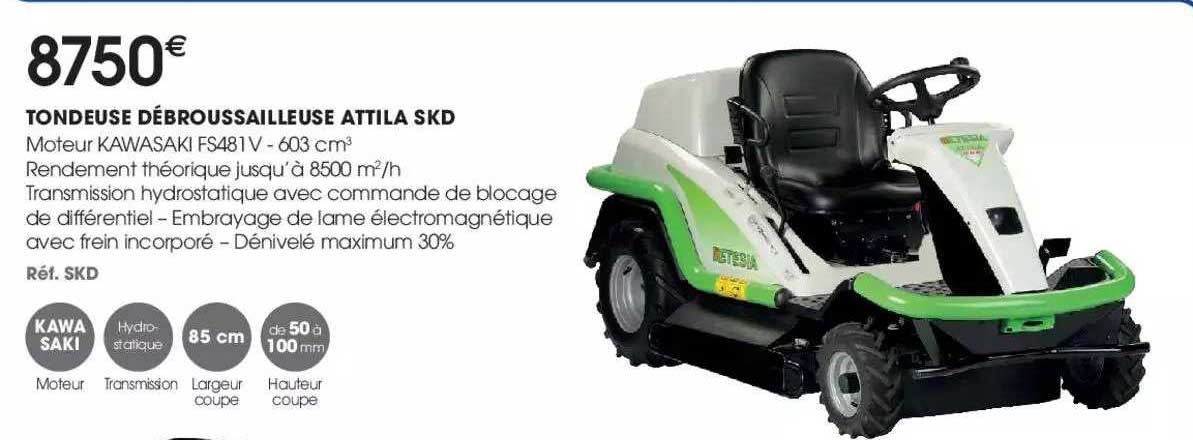 tondeuse débroussailleuse attila skd