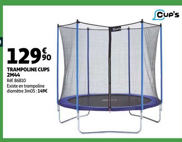 Trampoline Cups 2m44 Cup's