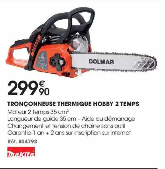 tronçonneuse thermique hobby 2 temps makita