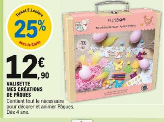 valisette mes créations de pâques