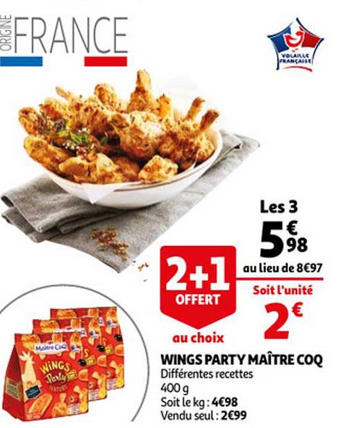 wings party maître coq