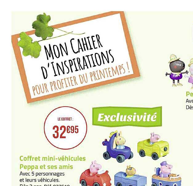 coffret mini-véhicules peppa et ses amis