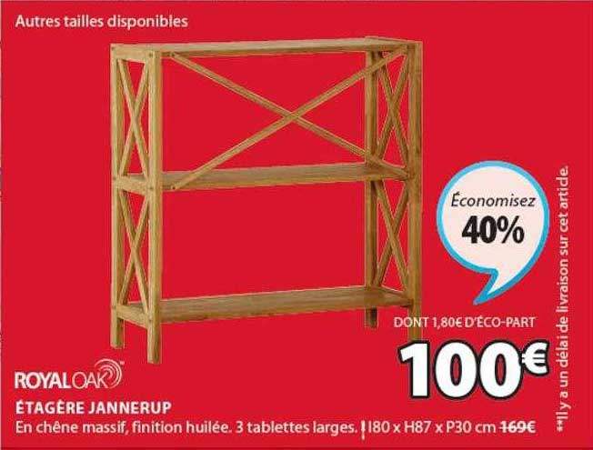 étagère jannerup royaloak