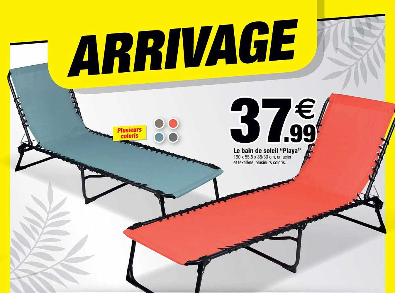 le bain de soleil "playa"