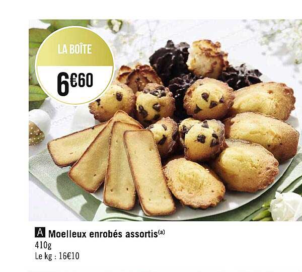 Moelleux Enrobés Assortis
