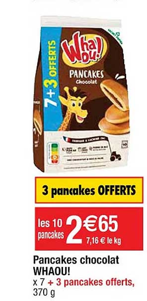 Pancakes Chocolat Whaou!