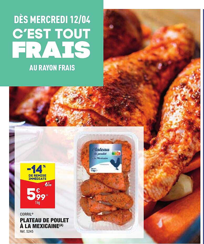 Plateau De Poulet à La Mexicaine Corril