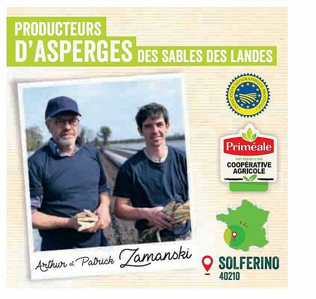 producteurs d'asperges des sables des landes