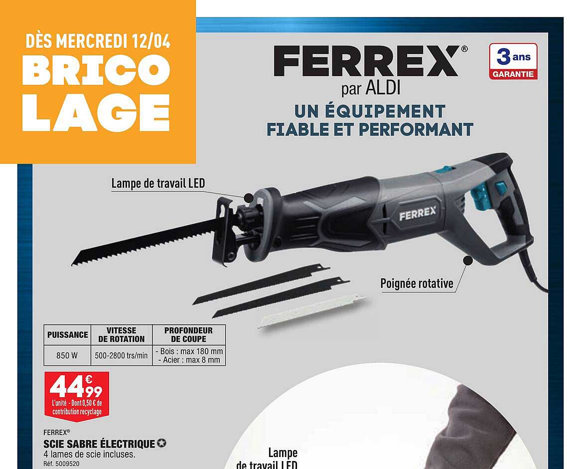 scie sabre électrique ferrex