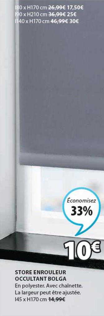 Store Enrouleur Occultant Bolga