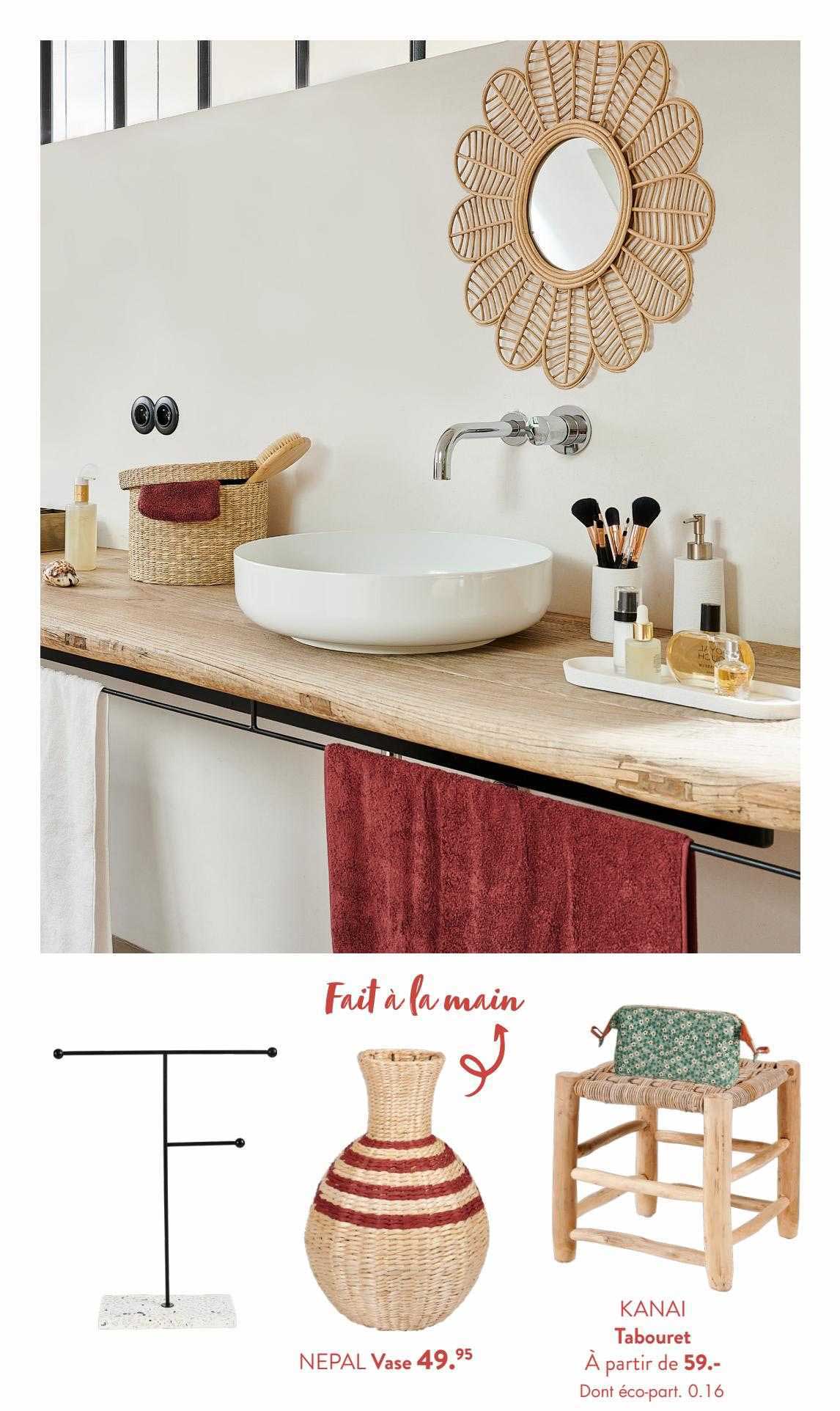 Vase Nepal, Tabouret Kanai