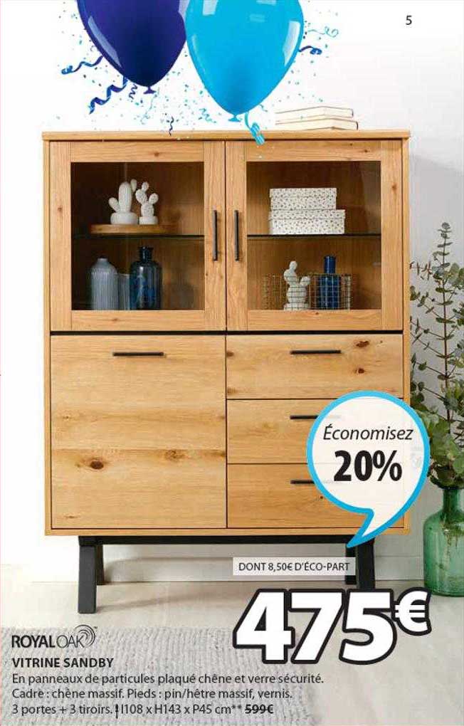 Vitrine Sandby Royaloak