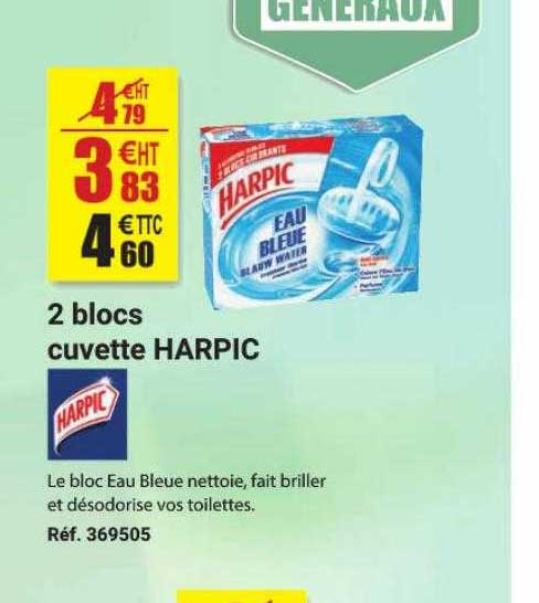 2 Blocs Cuvette Harpic