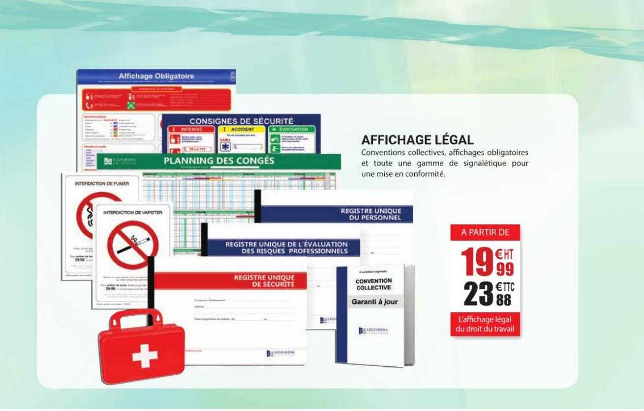affichage légal