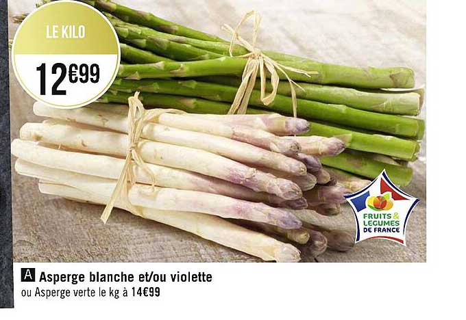 asperge blanche et-ou violette