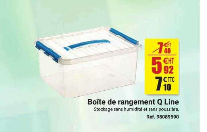 boîte de rangement q line