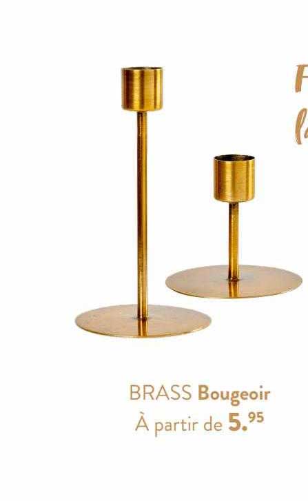 bougeoir brass