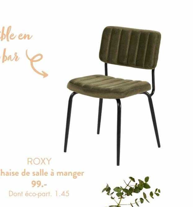 chaise de salle à manger roxy