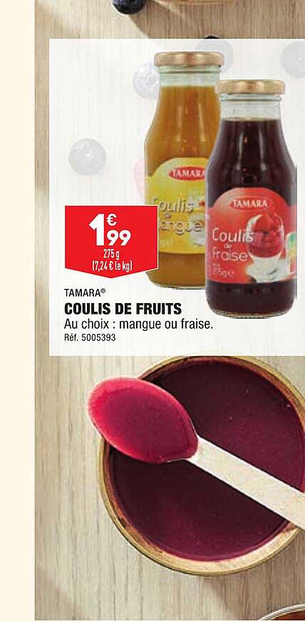 Coulis De Fruits Tamara