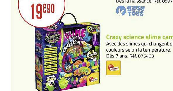 crazy science slime camion gipsy toys