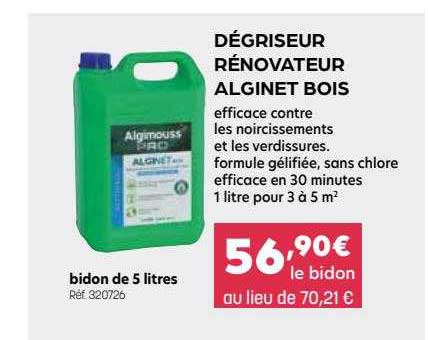 dégriseur rénovateur alginet bois