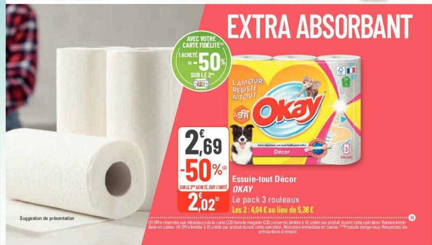 essuie-tout décor okay