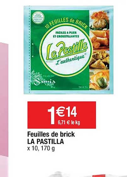 feuilles de brick la pastilla
