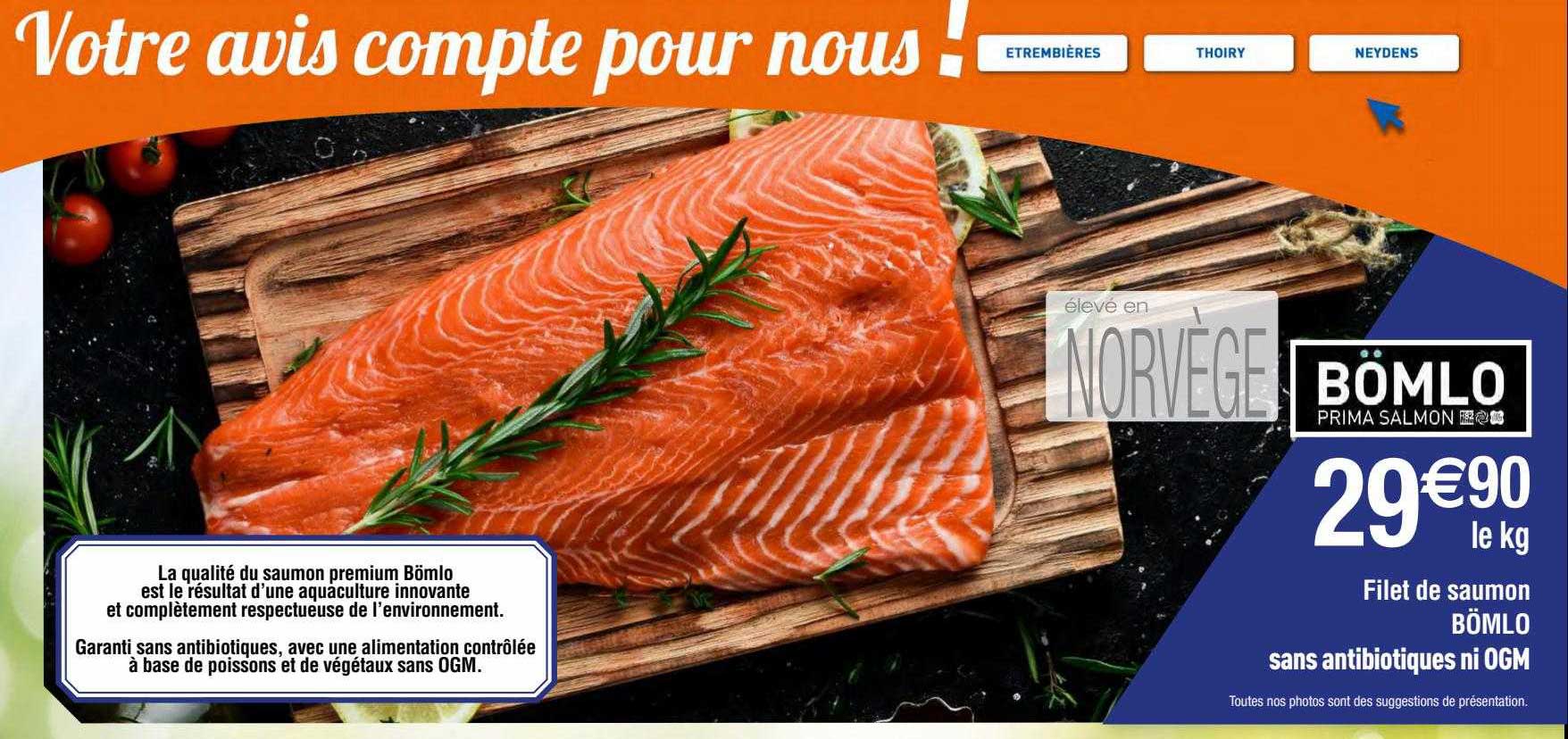 filet de saumon bömlo sans antibiotiques ni ogm