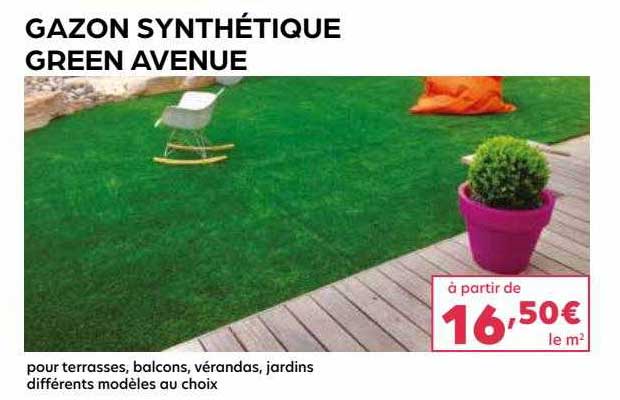 gazon synthétique green avenue