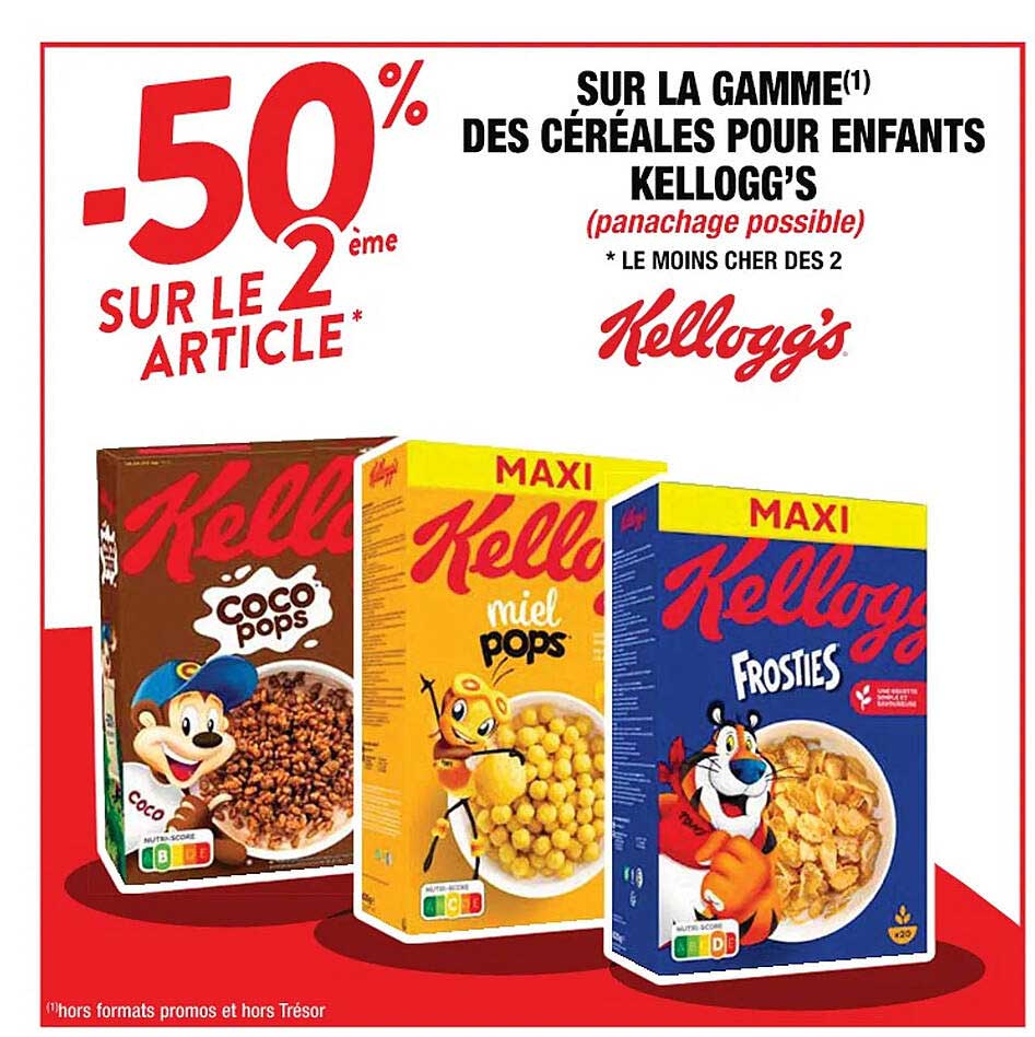 La Gamme Des Céréales Pour Enfants Kellogg's