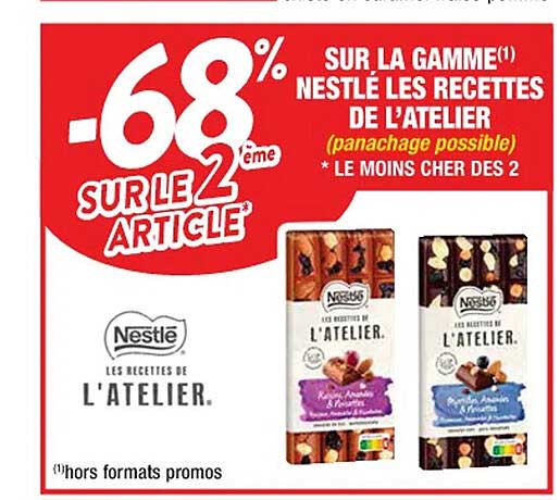 la gamme nestlé les recettes de l'atelier