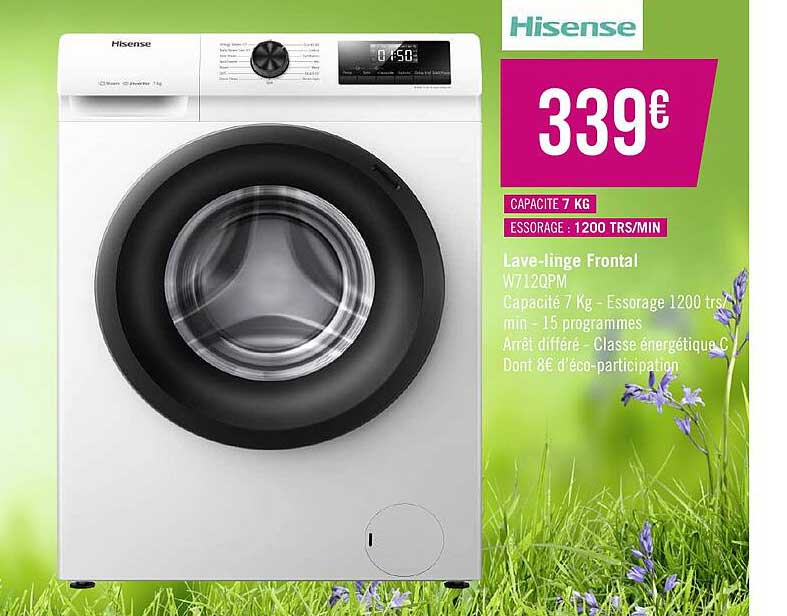 lave-linge frontal hisense