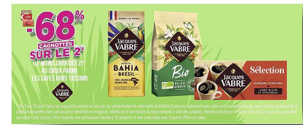 les cafés hors tassimo jacques vabres