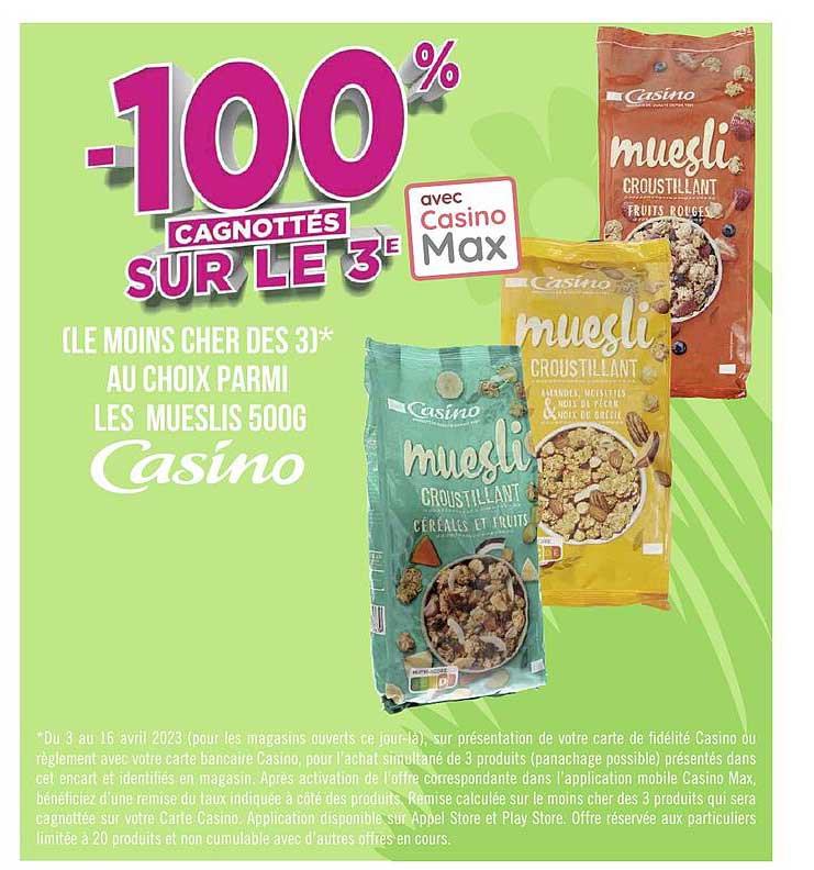 Les Mueslis 500 G Casino
