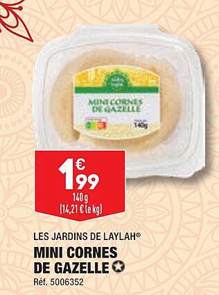 mini cornes de gazelle les jardins de laylah