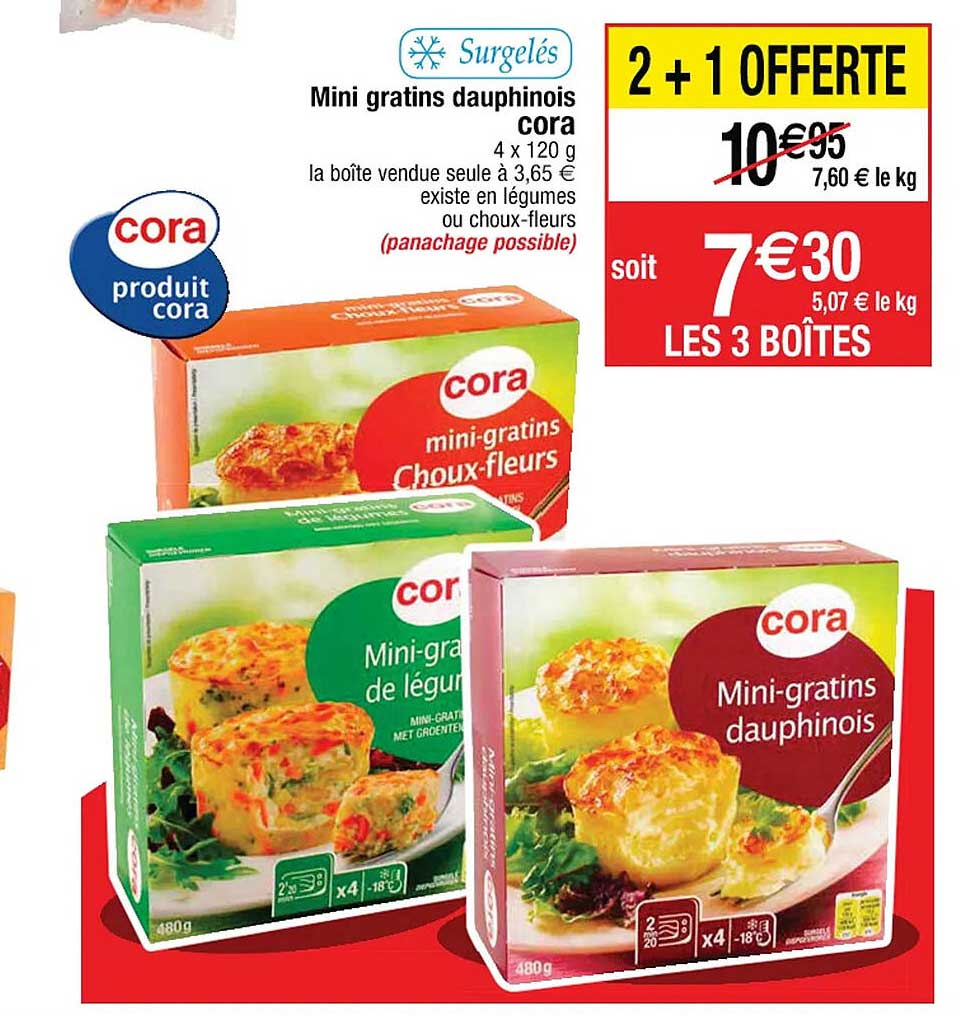 mini gratins dauphinois cora