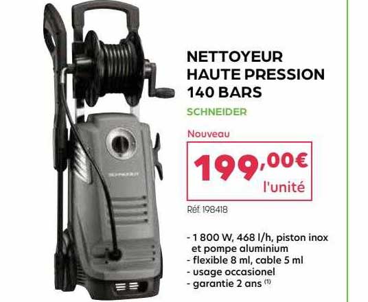 nettoyeur haute pression 140 bars