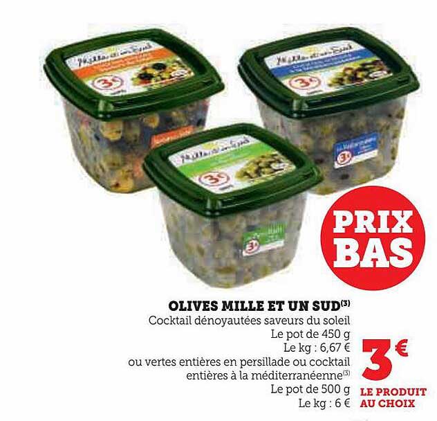 olives mille et un sud