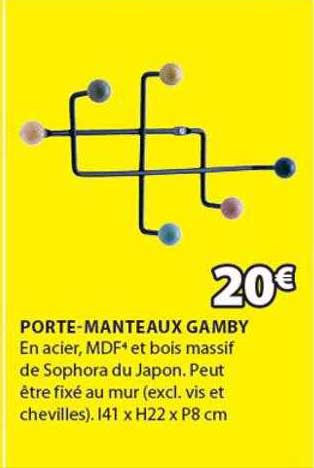 Porte-manteaux Gamby