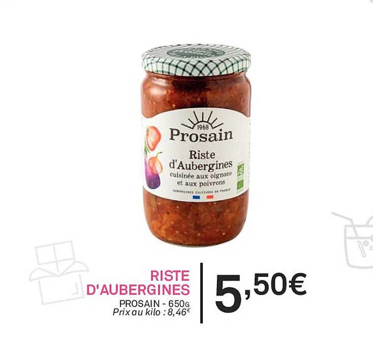 riste d'aubergines prosain