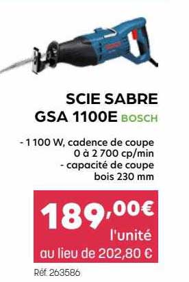 scie sabre gsa 1100e bosch