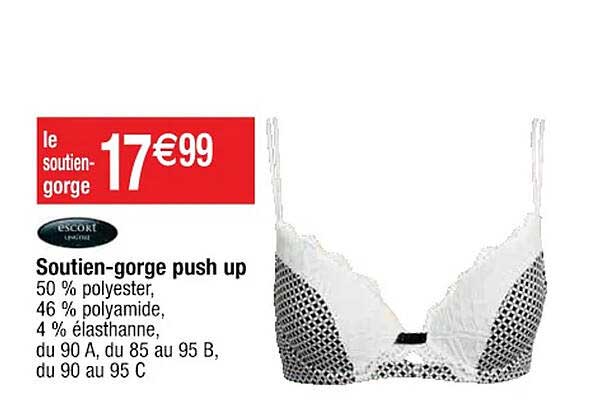 soutien-gorge push up escort