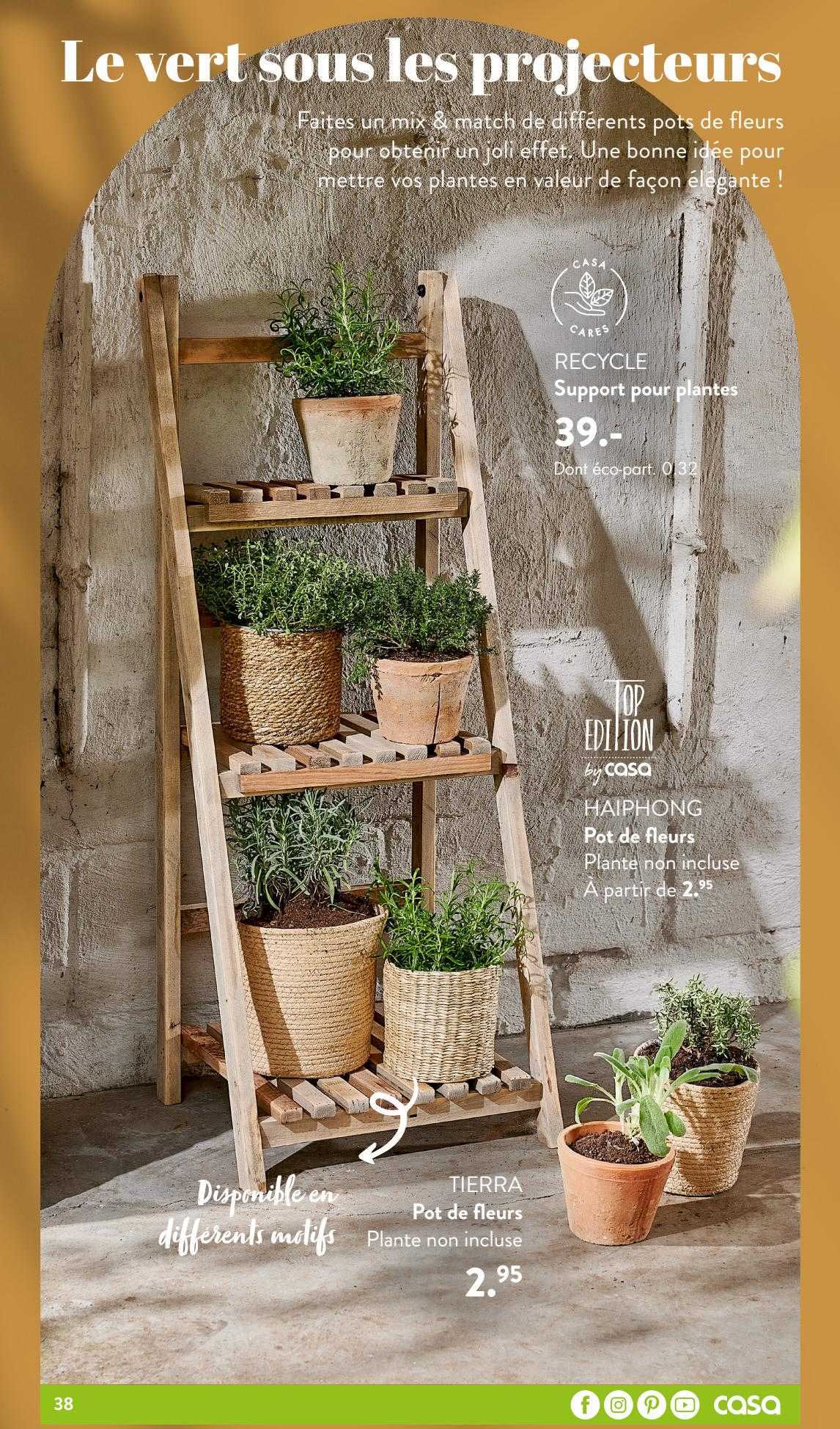 support pour enfants recyclé, pot de fleurs haiphong, pot de fleurs tierra