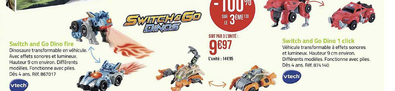 switch and go dino fire vtech, switch and go dino 1 click vtech