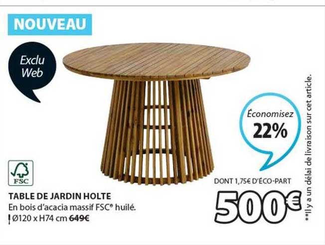 Table De Jardin Holte