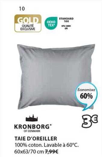 taie d'oreiller kronborg