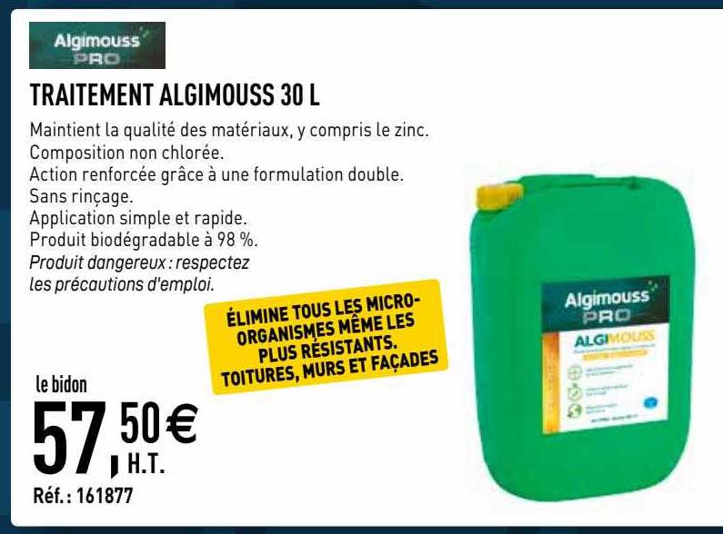 traitement algimouss 30l